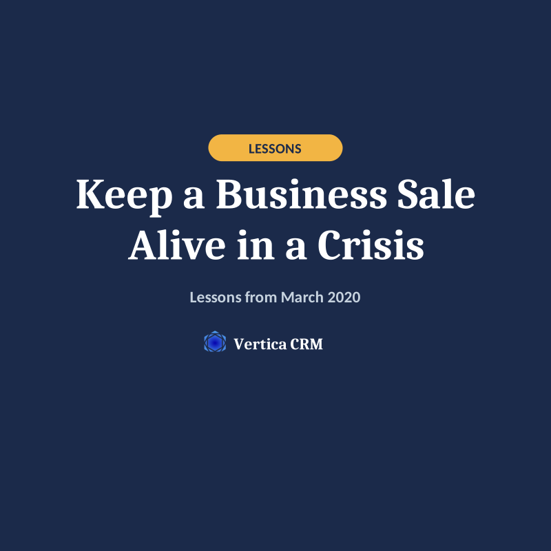 Selling a Business in a Recession: Keep the Deal Alive